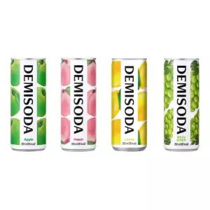 데미소다 애플 피치 레몬 청포도 250ml 30캔