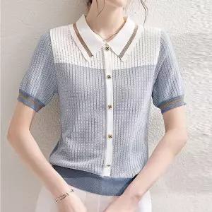 KARRA 골드라인홀펀칭니트_A5M1392