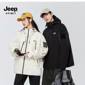 지프스피릿 JEEP SPIRIT 바람막이 등산복 점퍼 남성 방수 아웃도어 봄 가을 +선물한부