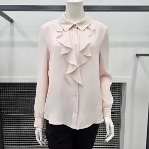 [꼼빠니아]레이스 프릴 쉬폰블라우스 CAFS2-WRB020-230