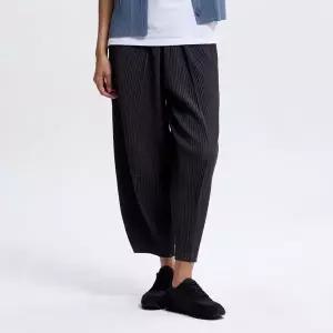 [플리츠미](의정부점)펀칭 폴딩 플리츠 배기 팬츠_PPPTF125011