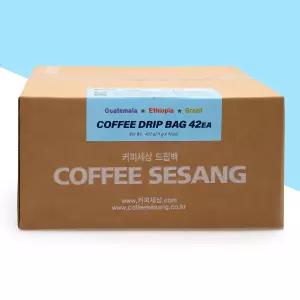 커피세상 싱글 오리진 드립백 3종 42개입(과테말라+에티오피아+브라질)