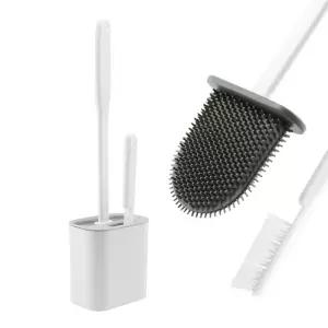 실리콘 화장실 청소솔 욕실 변기솔 LUAZ-BZ01 화이트/변기/솔/브러쉬/청소/변기용/가정/브러시/세척/양변기