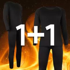 엔케이아울렛 [1+1]G발란 남성 융털 기모 내의 남성 보온 상하의 내복세트