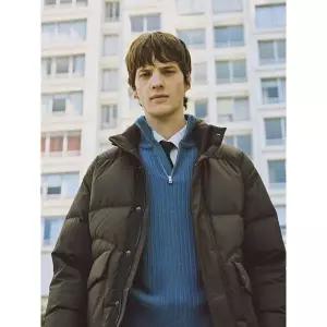 [로가디스] 울 리브 조직 릴렉스드 핏 하프집업 스웨터  스카이 블루 (RY5X51P71Q)