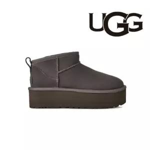 [백화점정품] 26년NEW 어그 UGG 공식[WOMEN] 스웨이드 레더 미니 플랫폼부츠 (클래식 울트라 플랫폼) CHRC