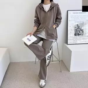 ONM 봄 가을 여자 루즈핏 후드집업 트레이닝 츄리닝세