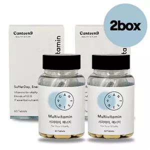 캔틴나인 멀티비타민 서퍼데이 에너지 1100mg x 60정, 2개