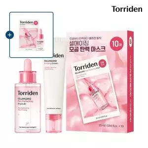 [SET] 토리든 셀메이징 저분자 콜라겐 모공 탄력앰플 30ml + 콜라겐 마스크 10매 + 크림 60ml (+모공 앰플 10ml+마스크 1매)