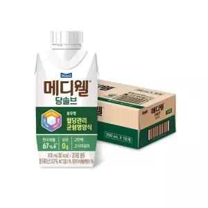 [매일유업] 메디웰 당솔브 호두맛 200ml 18팩