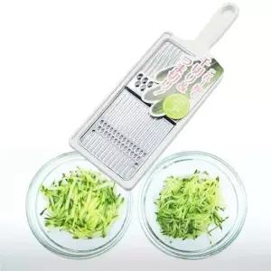 일본산 양면 손잡이 스텐 채칼 2mm/5mm 굵은채 가는채 만능채칼 무채칼 당근채칼