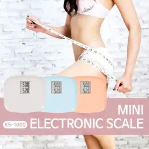 아이워너 디지털 미니 체중계 KS-1000 가정용 몸무게 측정 전자저울