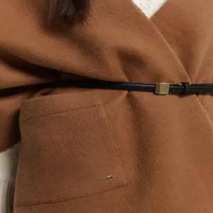 헤지스 액세서리 26SS [길이조절가능][H-NUT]블랙 소가죽 여성 촉벨트(14MM) HJBE6EF60BK