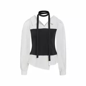 [JJ지고트](대전신세계)뷔스티에 타이 셔츠 블라우스 GS3N0BL301