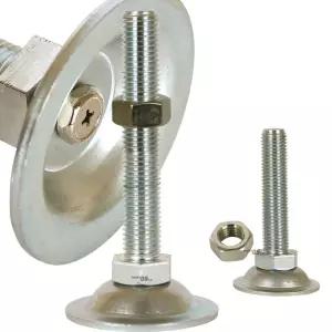 나사 스틸(니켈도금) 잇템 레벨링풋 책상 조절 NBL-95-M20-250mm 레벨풋 추천상품 가구 높이 받침 다리 조