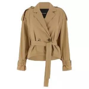 핑크 벨티드 숏 트렌치 코트 106165A2ER D41BEIGECHANTILLY TP971368798