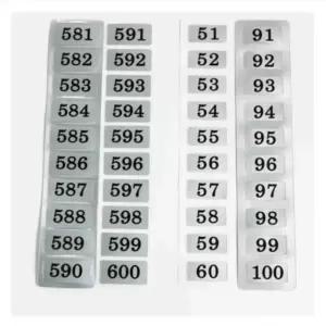 PVC 사각번호(특소) 숫자 번호표 번호판 스티커 사물함 신발장 옷장 학교 사우나 찜질방 목욕탕 헬스장
