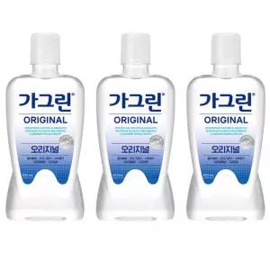 가그린 구강청결제 오리지널 820ml x 3개