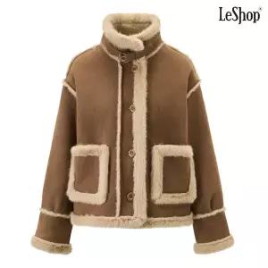 [르샵]시어링 양털 데일리 무스탕 자켓 (DP4JK028A)