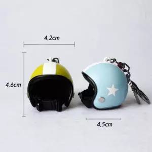 미니 헬멧 가방고리 인형모자 그로밋 하이바 오토바이 열쇠고리 하이바 헬멧 오토바이 인형 모자