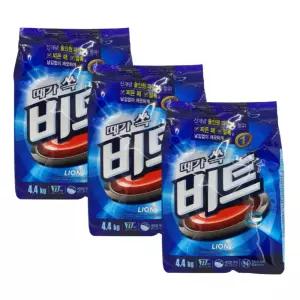 비트세제 때가쏙비트 가루세제 4.4kg 3개