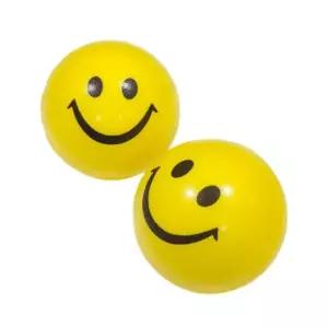 스펀지공 폭신 말랑 스마일 스펀지 공 2P세트 소프트볼 장난감