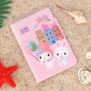(마이멜로디) 데이오프 여권 파우치/케이스/지갑/커버/디자인/예쁜/카바/수납/월렛/홀더/패스포트/보관