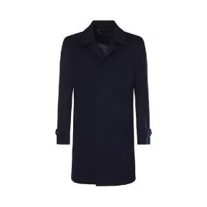 루이지 비앙키 히든 플래킷 캐시미어 코트 7387 007003 TP973772664