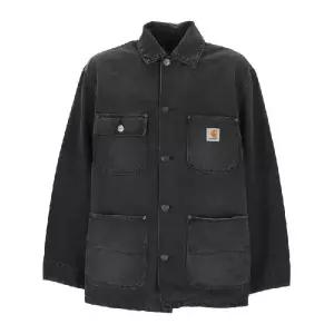Carhartt WIP 버튼 앞 여밈 작업 코트 I036256 89B7BLACKGRINDWASH TP973891266