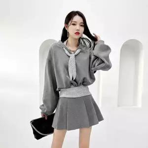 금찌 모디프 티셔츠 스커트 세트 ST8074S