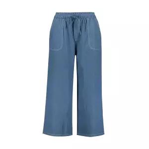 [레코브](김해점)스티치 9부 와이드 밴딩 데님팬츠 (SB31F5DP526X)