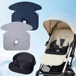 유모차 시트 매트 패드 커버 여름용 방수 얼룩 방지 기능 아기용 식탁 의자 및 카시트용 휴대가 간편하고