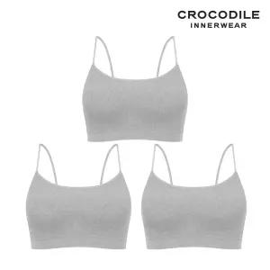 [크로커다일] 에센셜 이지핏 심리스 브라렛 3종 코지멜란지 CDWBR6M39_3