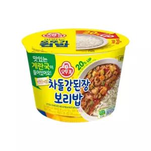 오뚜기 컵밥 차돌강된장보리밥 (즉석국) 315G X 12개