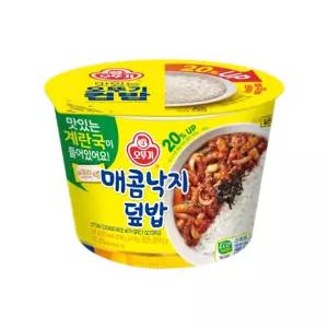 오뚜기 컵밥 매콤낙지덮밥 (즉석국) 285G X 12개