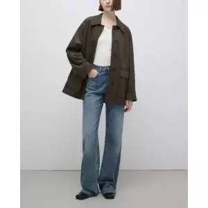 [롯데백화점]쉬즈미스 밸티드 스웨이드 트렌치코트 SWWBYP32020