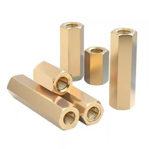 황동 암암 육각 스터드 기둥 스탠드오프 스페이서 절연 간격 나사