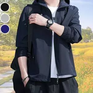 남성 아노락 바람막이 기본 후드 간절기 남성 아노락 점퍼 봄가을 아웃도어 운동복 스포츠 봄바람 활동복