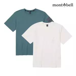 몽벨 남성 체스트포켓 반팔 티셔츠