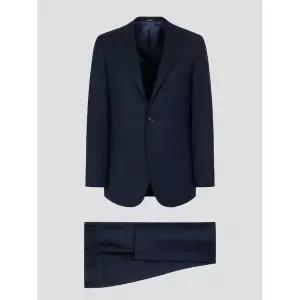 (갤럭시) [Prestige] 울 글렌체크 레귤러핏 수트 세트 - 네이비 (GA6201P06R) PS00137738R