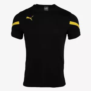 푸마 블랙 반팔 운동복 헬스 짐웨어 시원한티 가볍고세련된 등산복상의 행사단체복 나들이 기능성셔츠