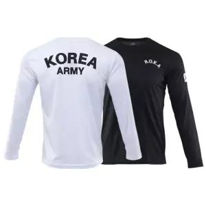 쿨메쉬 기능성 ROKA 냉장고 로카티 긴팔티셔츠 블랙 화이트 여행 등산 캠핑 단체티주문