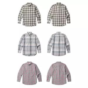 올젠 멀티 빅체크 캐주얼 남방 3종 1택 ZOD3WC13032319564