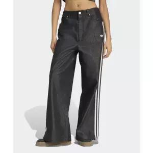 아디다스 ADILENIUM 4 샤인 배기 데님 바지 - 블랙 KE9799 451872