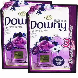 다우니 생화 향기 컬렉션 섬유유연제 미스티크 리필 2.6L 2개