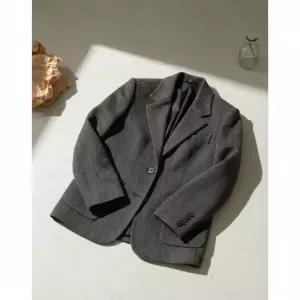 헤지스레이디스 인기급상승 헤링본 싱글 자켓 그레이 HSJA5D910G2 1301380