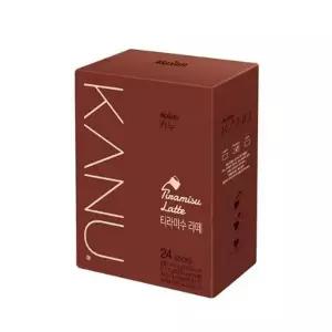 카누 A2V8Y9X7 인스턴트 커피믹스 티라미수 라떼 24T