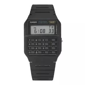 카시오 CA-53W-1ZDR (CA-53W-1Z) 데이터뱅크 디지털 스퀘어 빈티지 레트로 공용 우레탄시계