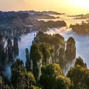 [선착순 8명한정 룸당과일바구니]장가계/원가계 4일#다드림#고속열차편도이용#관광지 중심 5성호텔 #1:1 프리미엄 리무진버스 #BBQ푸드트럭 #포토북#특식3회