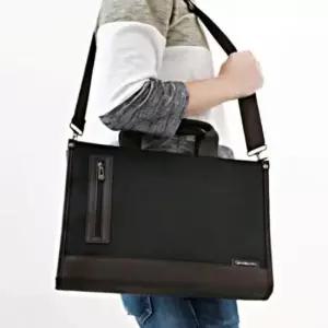 [패션] 슬림한 오피스백 서류가방 토트 크로스 숄더가방